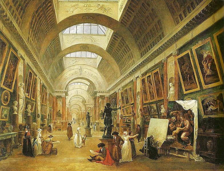 Die Grand Galerie des Louvre